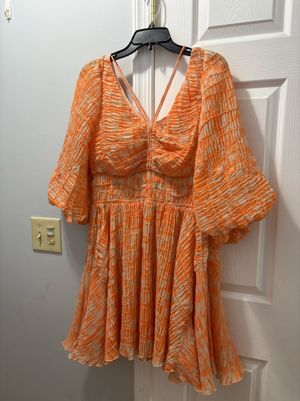 Jonathan Simkhai Lena Mini Dress Size Large - Picture 2 of 6